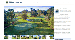 Desktop Screenshot of bowralgolfclub.com.au